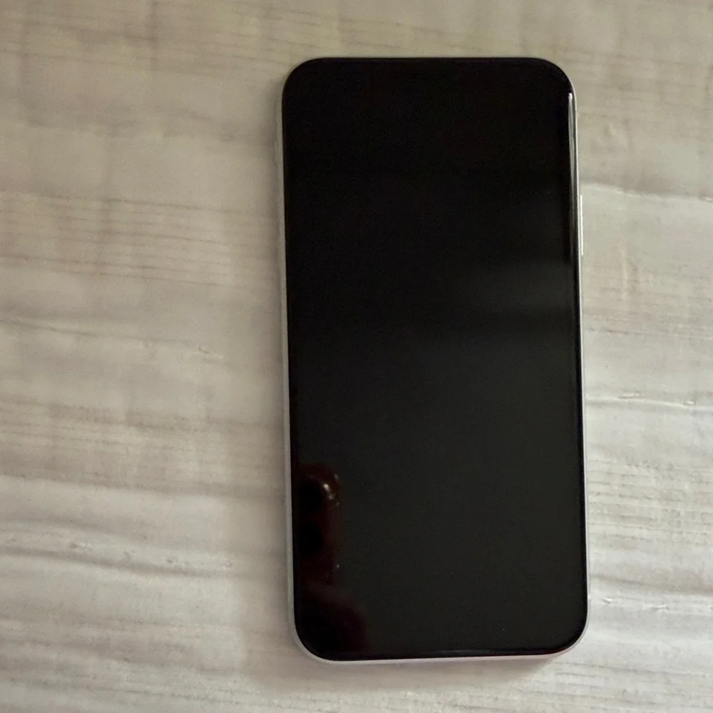 Sleek Black Smartphone with Modern Display